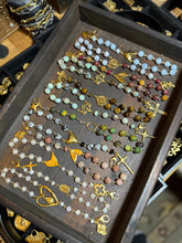 Load image into Gallery viewer, Natural gemstone rosary bracelet
